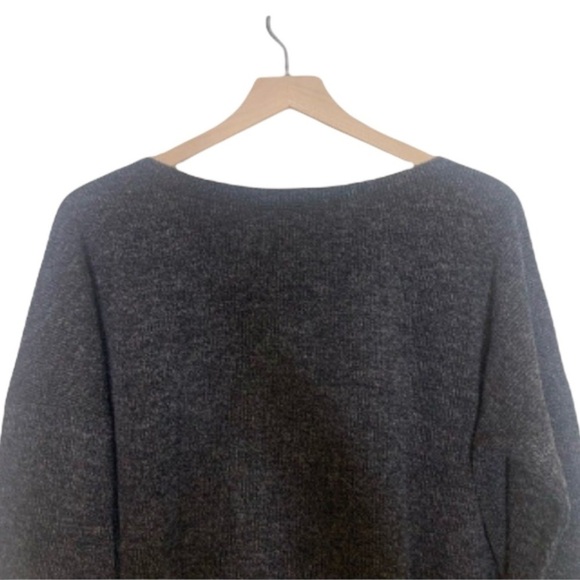 Band of Gypsies Charcoal Grey Lotta Love Knit Sweater Size M - Picture 9 of 9